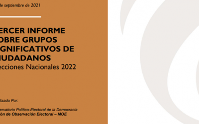 Tercer informe sobre grupos significativos de ciudadanos