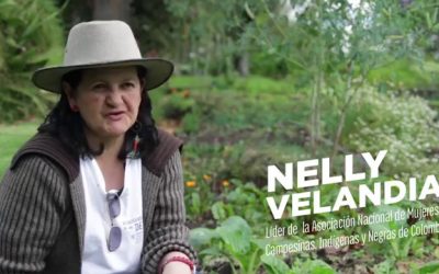 «Toma más de 20 años formar a un líder social para que la violencia acabe en segundos con la esperanza de un futuro», Nelly Velandia.