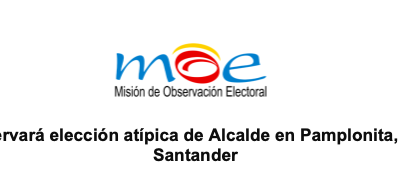 MOE observará elección atípica de Alcalde en Pamplonita, Norte de Santander