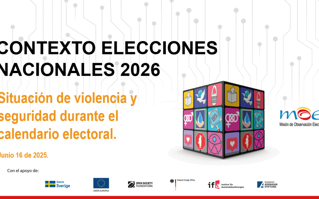 Contexto elecciones 2026: Situación de violencia y seguridad durante el calendario electoral