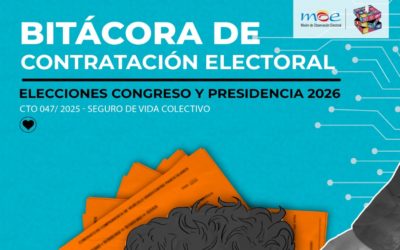 Bitácora de contratación electoral – Elecciones Congreso y Presidencia 2026 – CTO 047/2025 – Seguro de vida colectivo