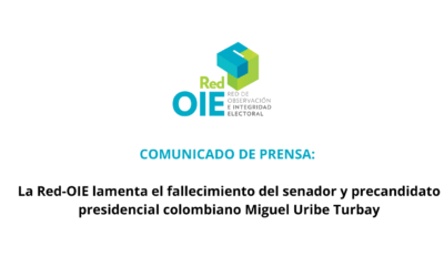 La Red-OIE lamenta el fallecimiento del senador y precandidato presidencial colombiano Miguel Uribe Turbay