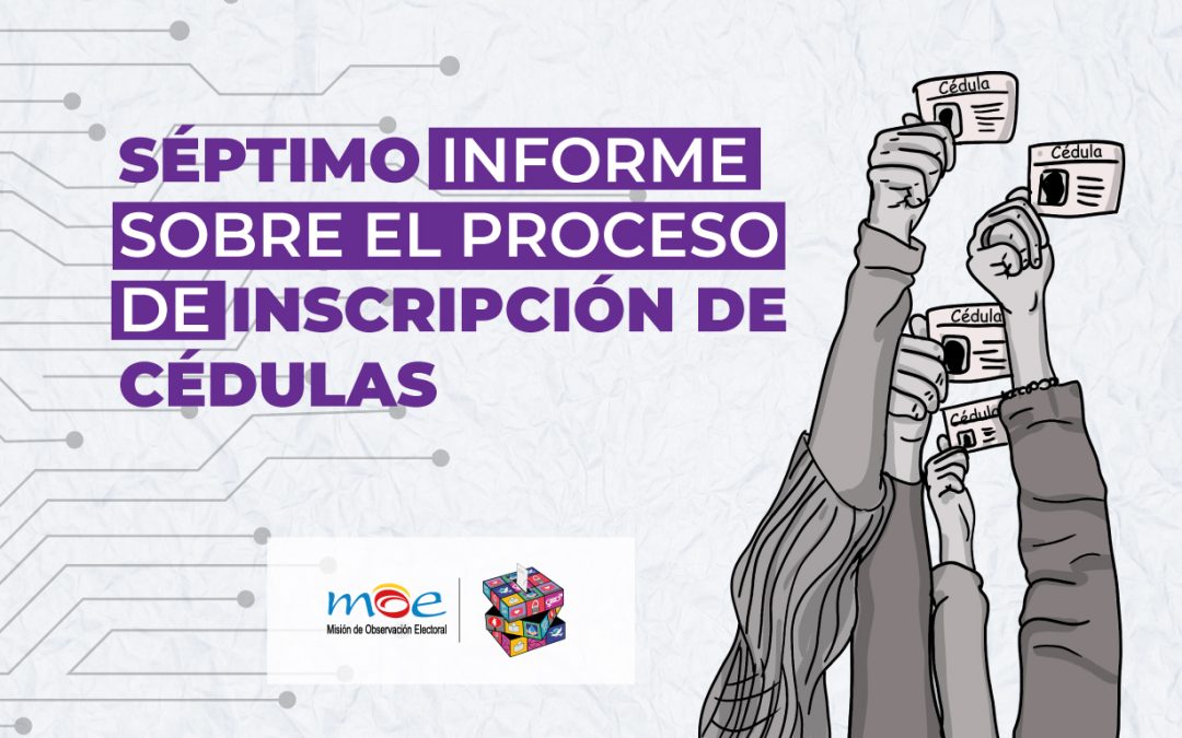 Séptimo informe sobre el proceso de inscripción de cédulas para votar por cambio de residencia (corte 8 de marzo de 2025 al 8 de enero de 2026)
