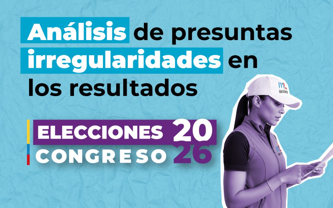 Análisis de presuntas irregularidades en los resultados de las elecciones a Congreso 2026