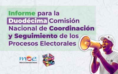 Informe para la 12º Comisión Nacional de Coordinación y Seguimiento de los Procesos Electorales