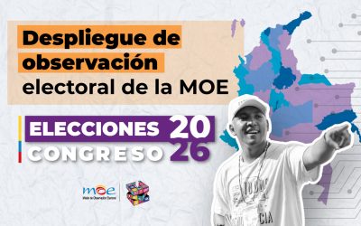 MOE desplegará más de 3.700 observadores para las elecciones de Congreso 2026