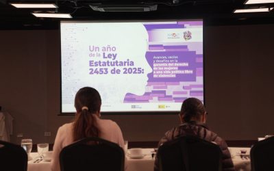 La MOE presentó el informe “Un año de la Ley Estatutaria 2453 de 2025: avances, vacíos y desafíos en la garantía del derecho de las mujeres a una vida política libre de violencias”