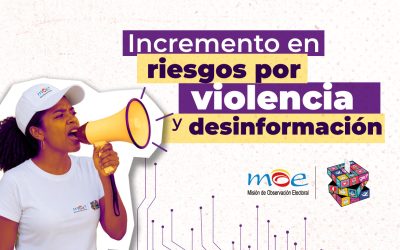 MOE advierte sobre incremento en riesgos por violencia y desinformación, y retrasos en financiación electoral de cara al 31 de mayo