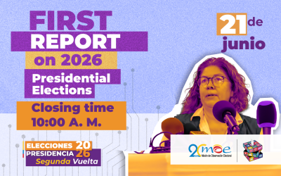 First Report of the Electoral Observation Mission —MOE— 2026 Presidential Elections – Second Round – June 21, 2026