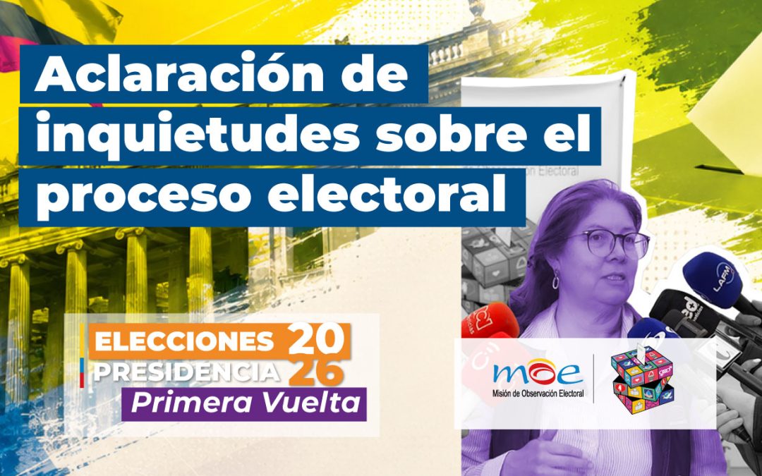 MOE presentó análisis técnico en el que aclara inquietudes sobre el proceso electoral